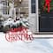Glitzhome® 36" Oversized Metal Christmas "MERRY CHRISTMAS" Yard Stake